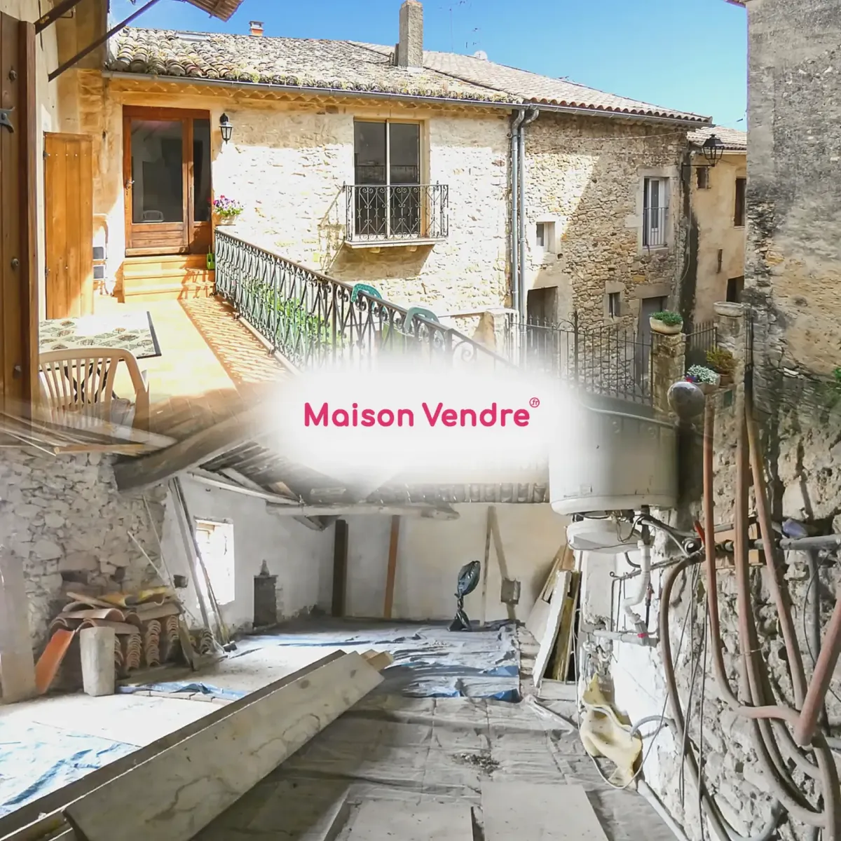 Maison à vendre 4 pièces Goudargues