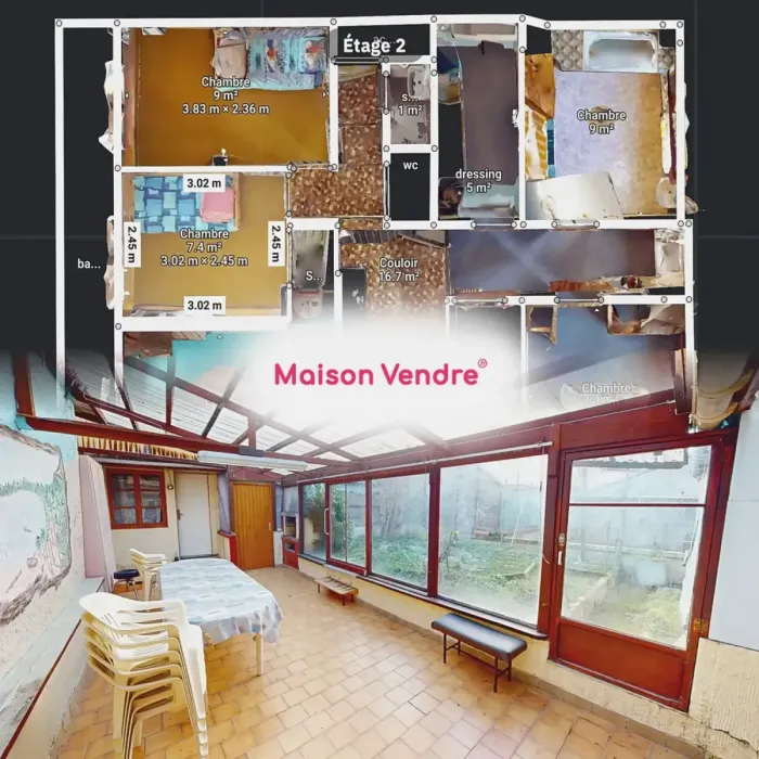 Maison 4 pièces Metz à vendre