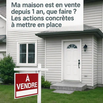 Ma maison est en vente depuis 1 an : que faire ? Les actions concrètes à mettre